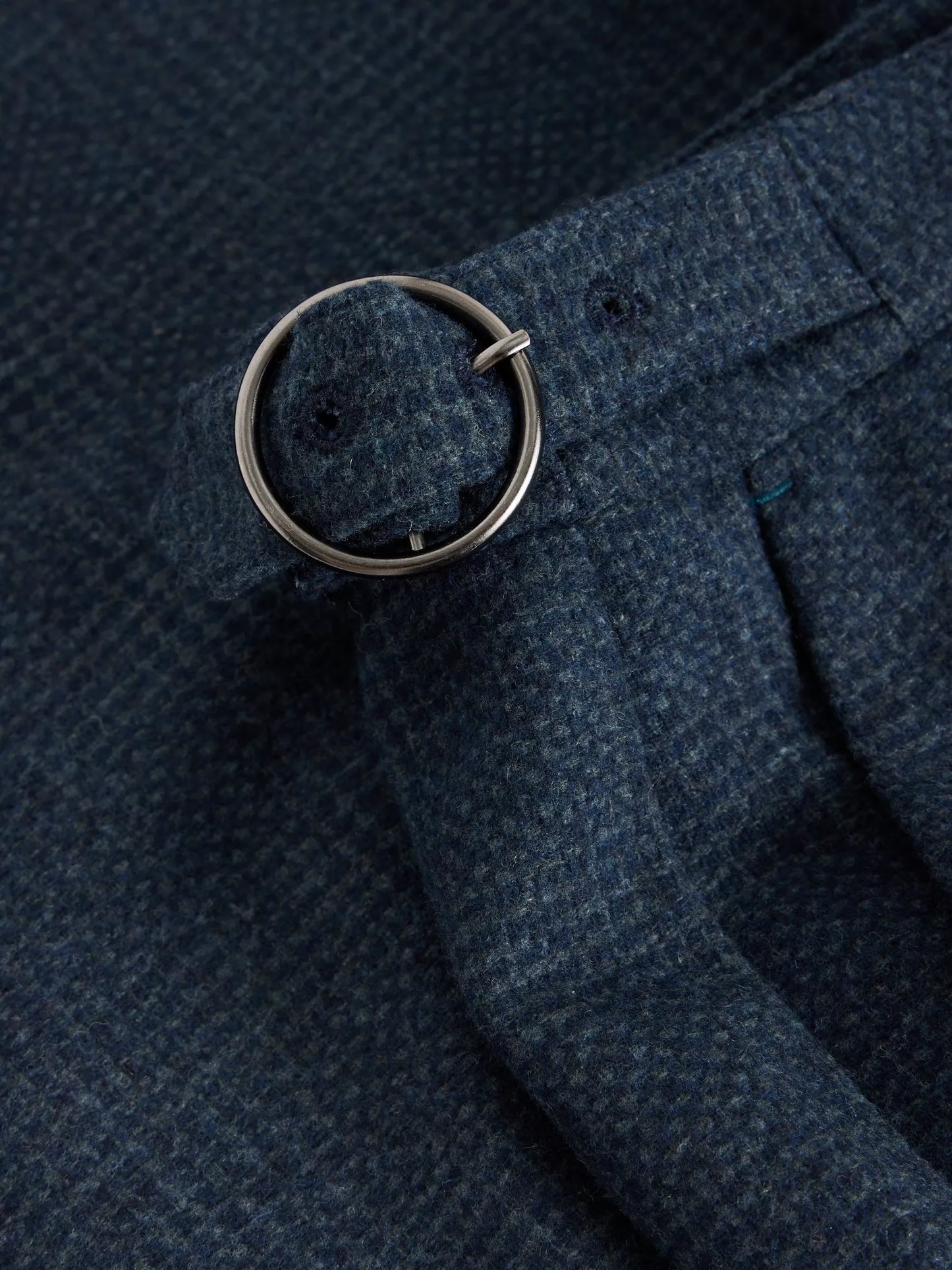 Una Tweedy Wide Leg Trouser in Blue by WhiteStuff