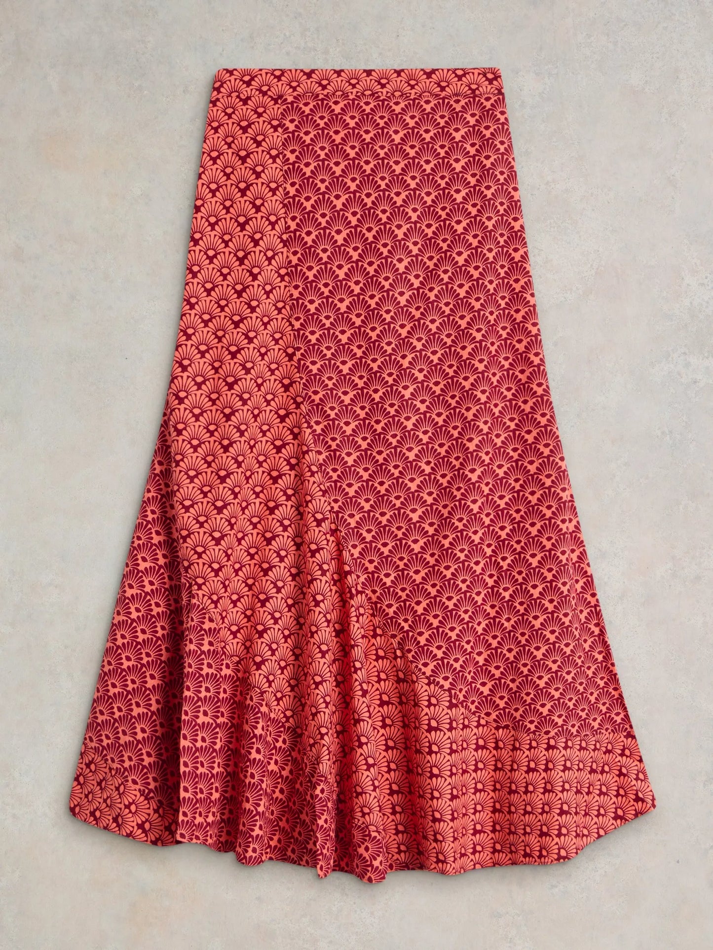Sara Linen-Blend Maxi Skirt by White Stuff