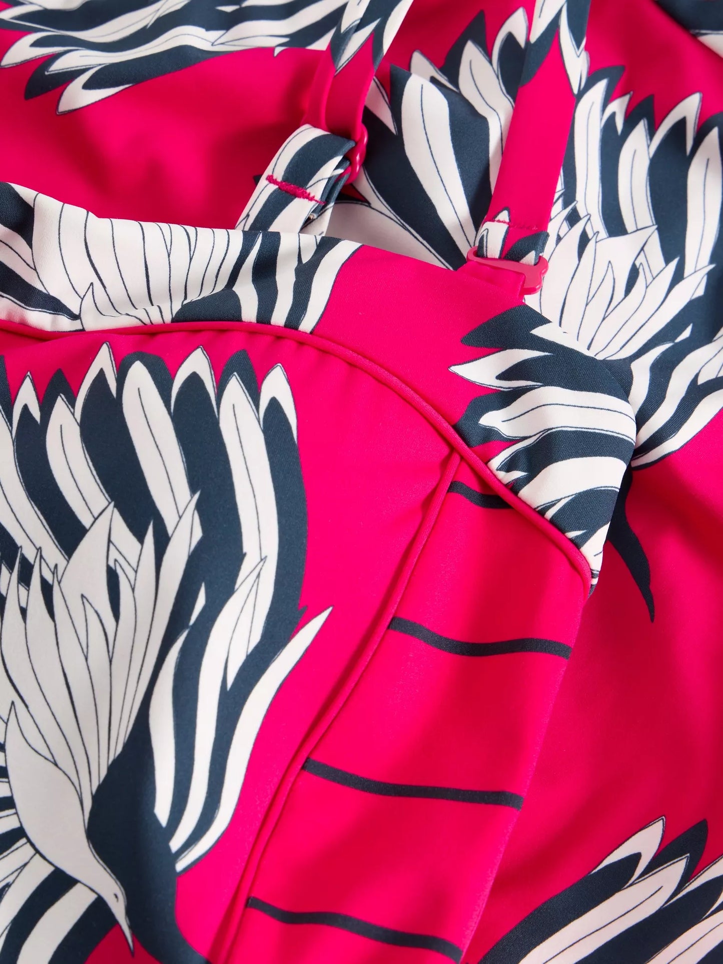 Suki Strap-less Swimsuit in Pink by WhiteStuff