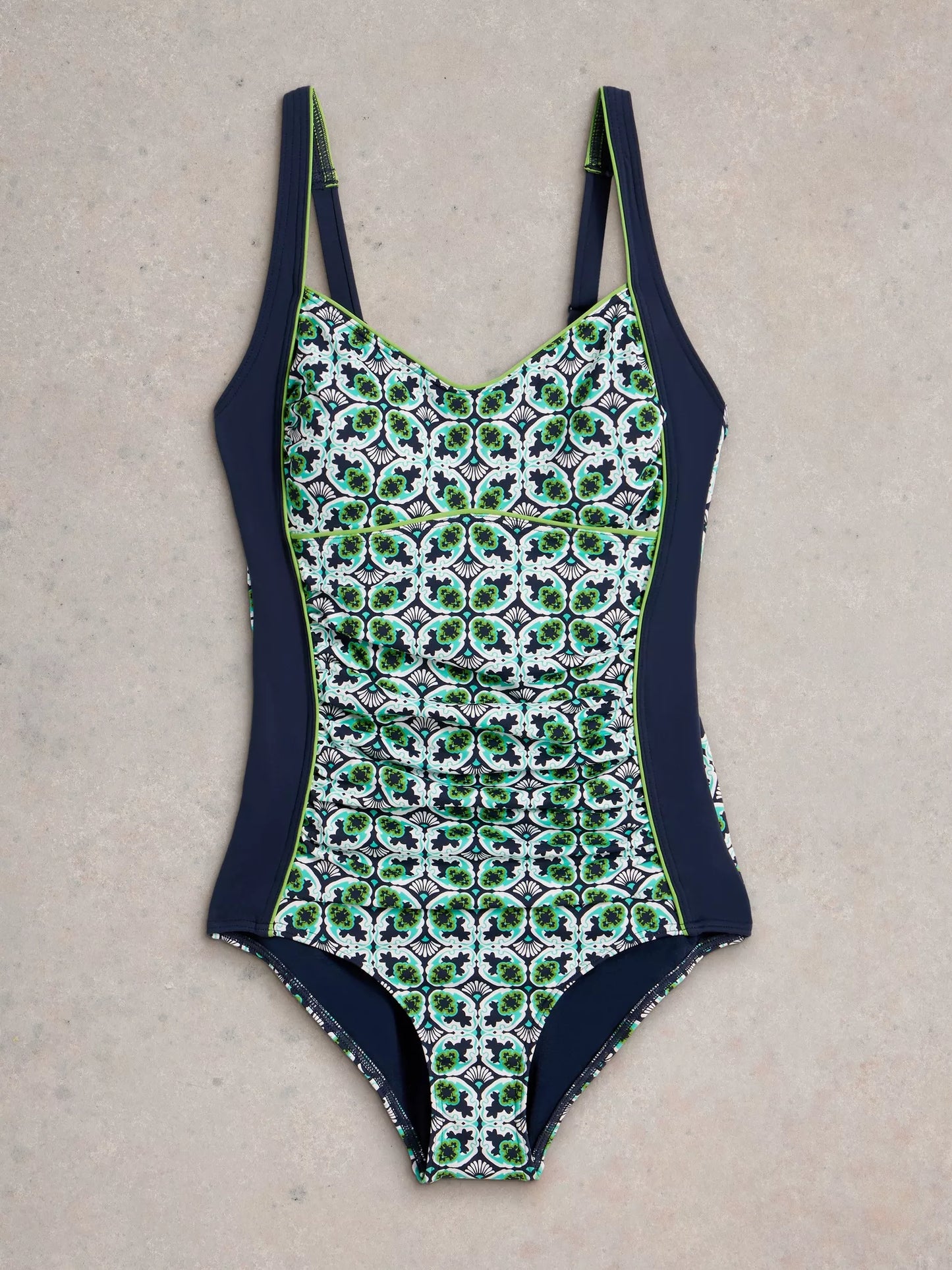Splash Control Swimsuit in Navy by WhiteStuff