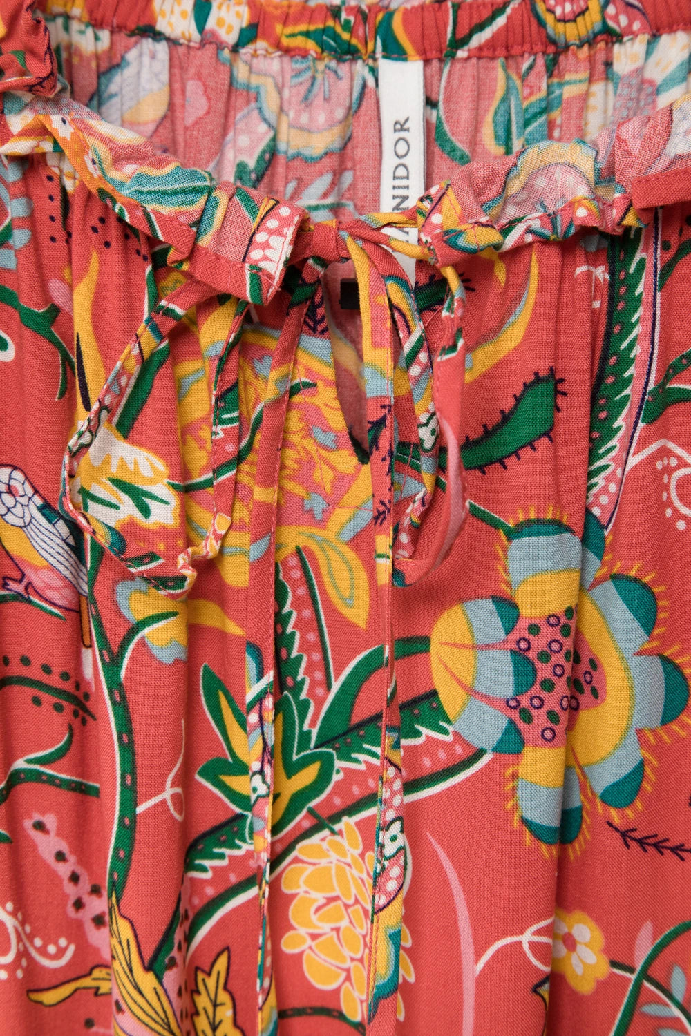 Floral Top in burned orange