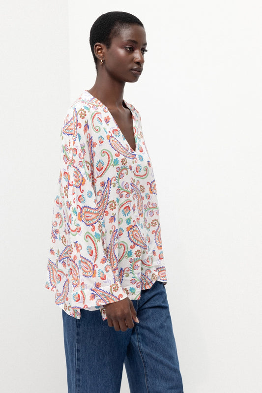 Cornucopia Print Blouse by LANIDOR