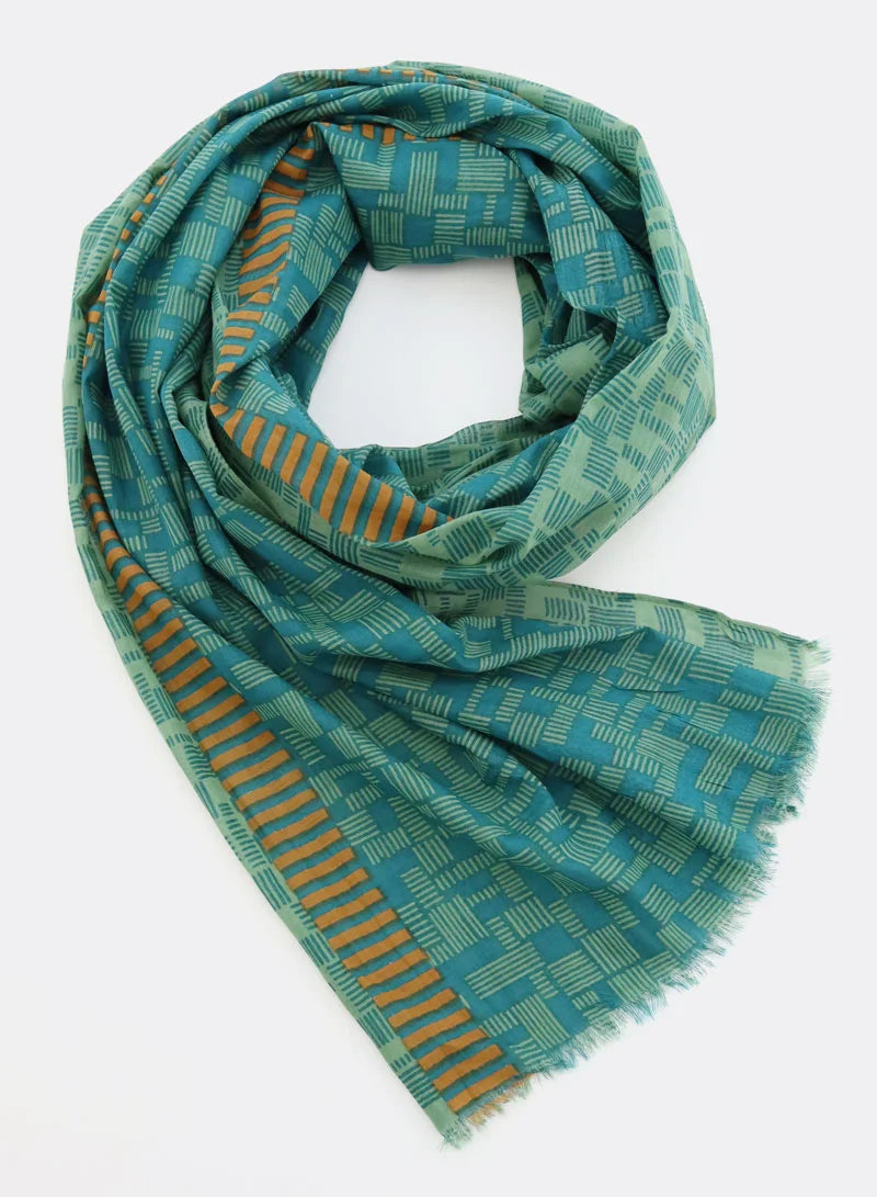 Greta Green 100% Organic Cotton Scarf
