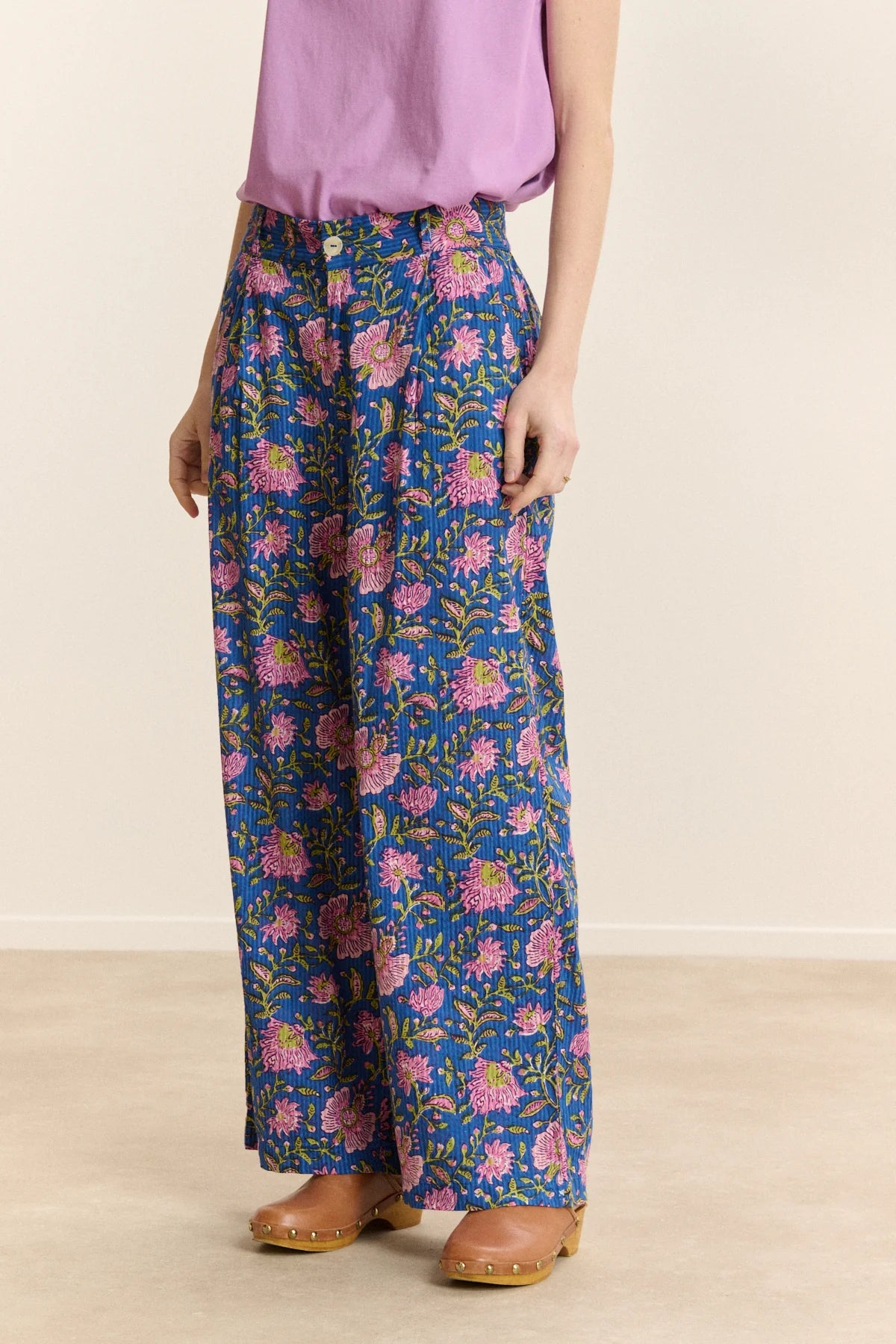 TOFU Trousers in floral print