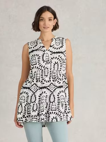 Marcie Sleeveless Tunic by White Stuff