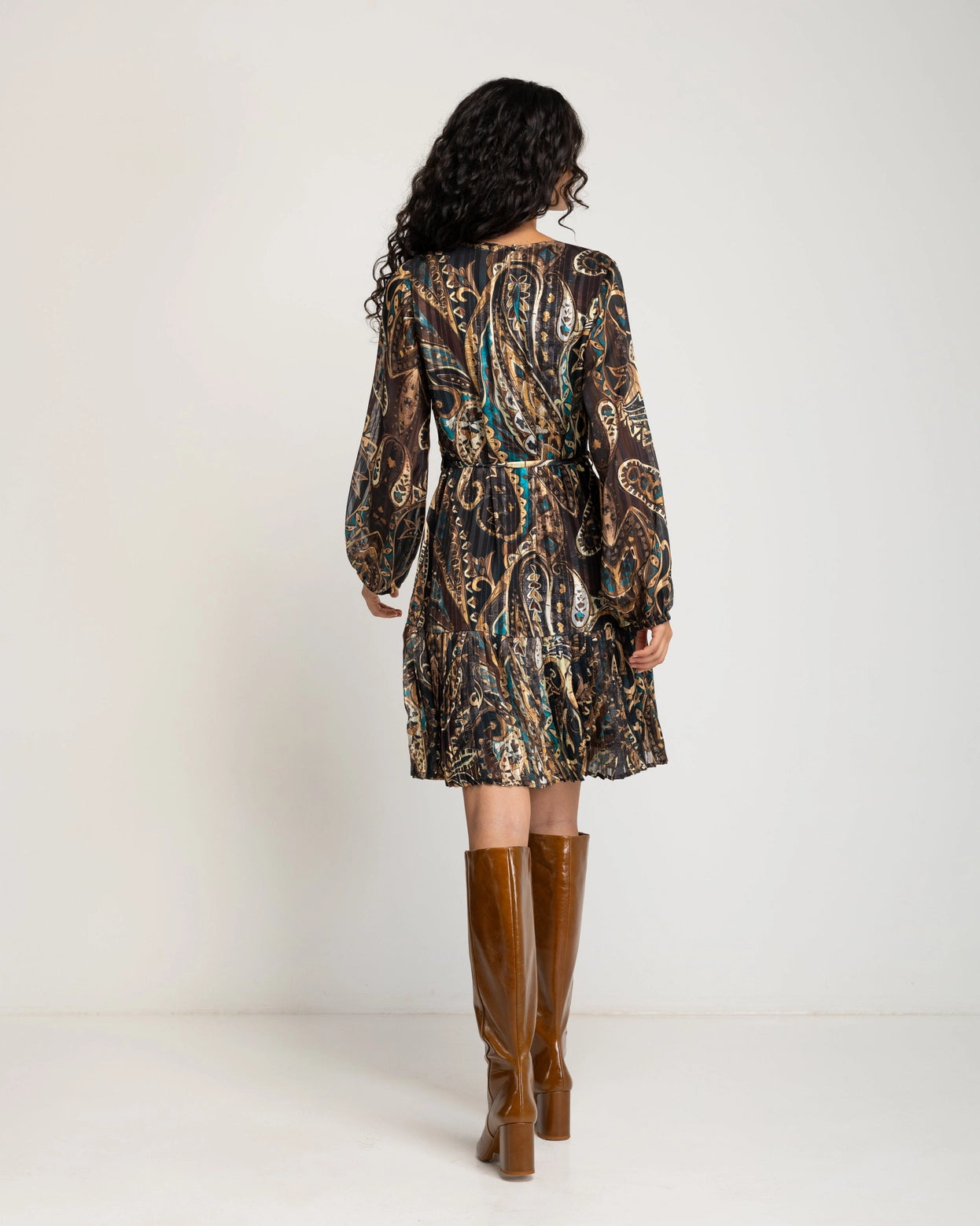 Adelia Pleated Dress by NIZA