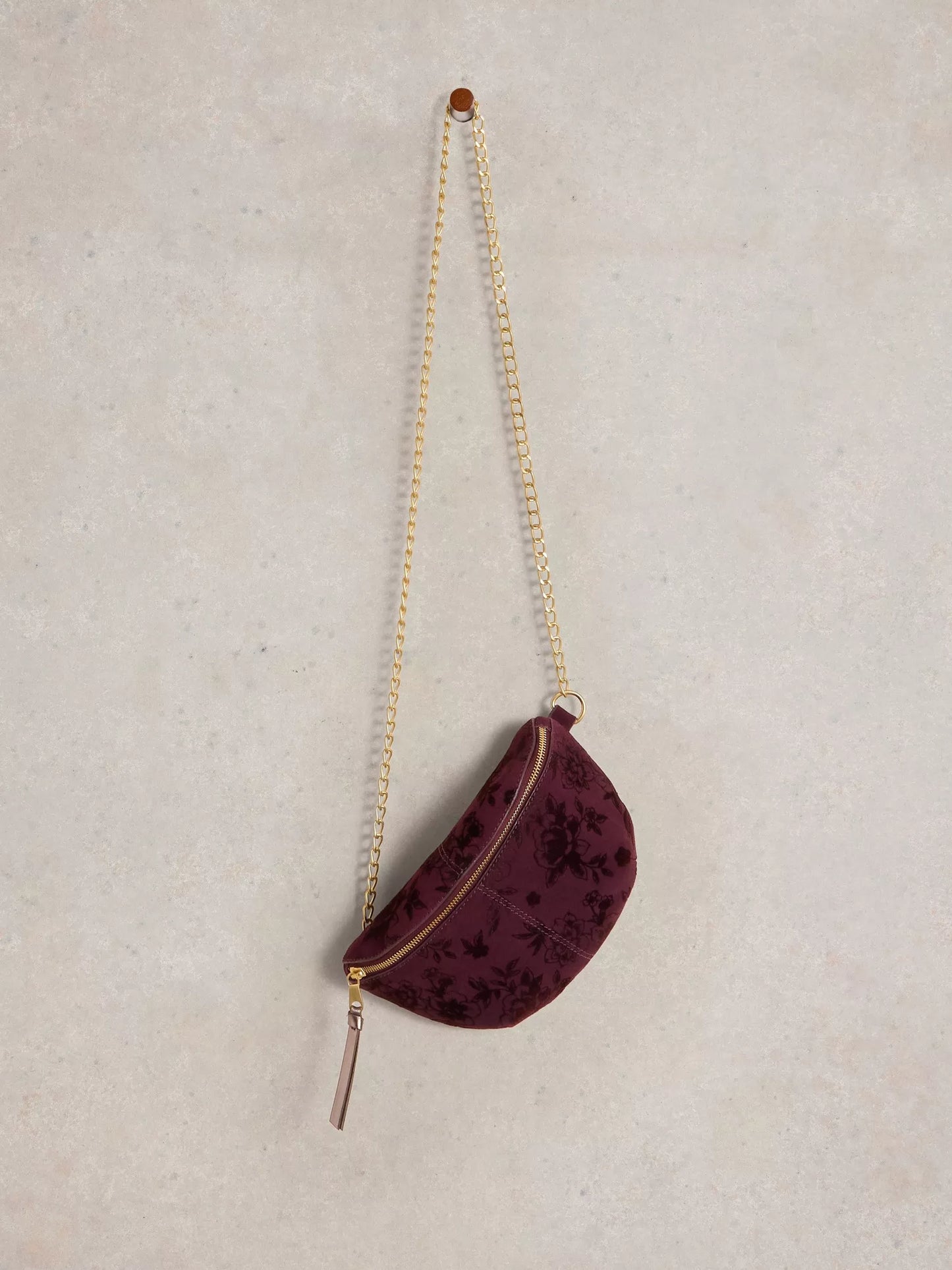 Sebby mini party bag in Plum by WhiteStuff