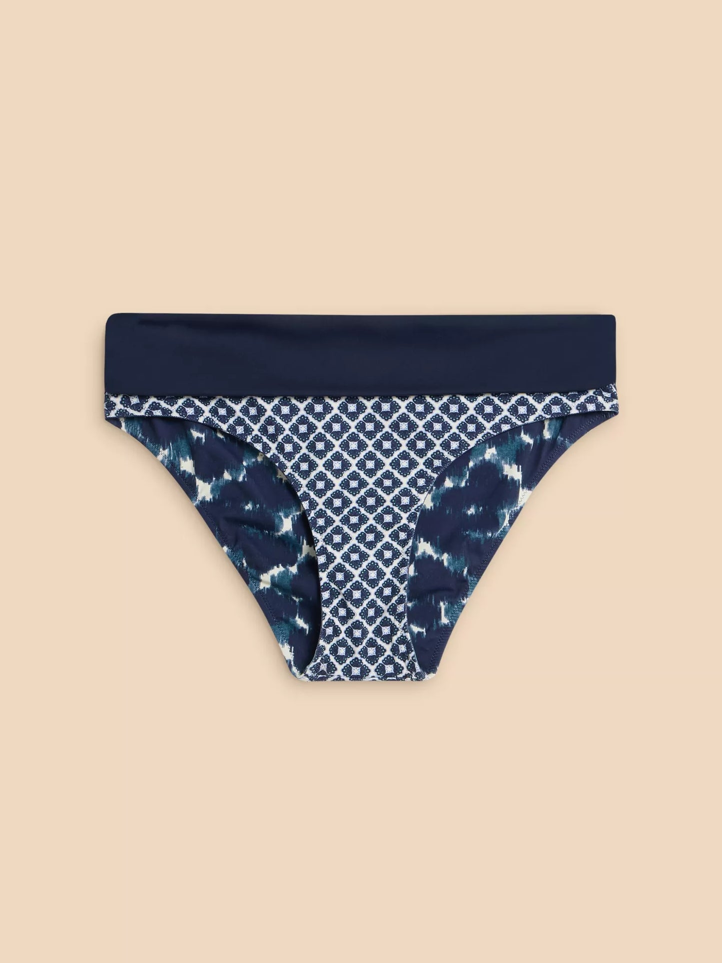 Sunshine Reversible Bikini in Navy by WhiteStuff