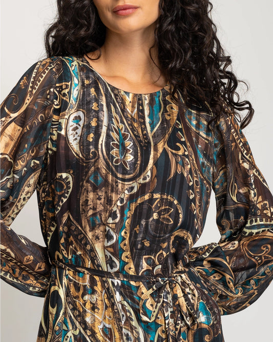 Adelia Pleated Dress by NIZA