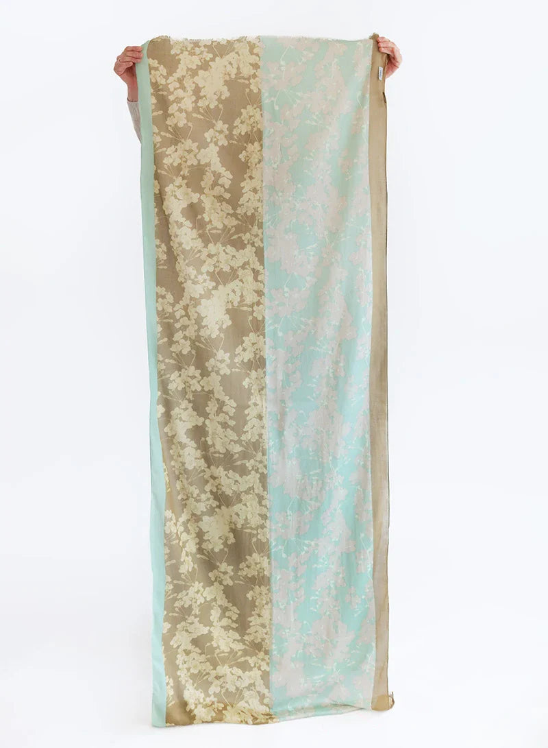 Ada Olive 100% Organic Cotton Scarf by DJIAN