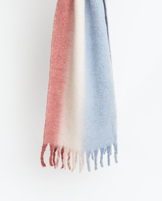 Gradient colour scarf in terracota by YERSE