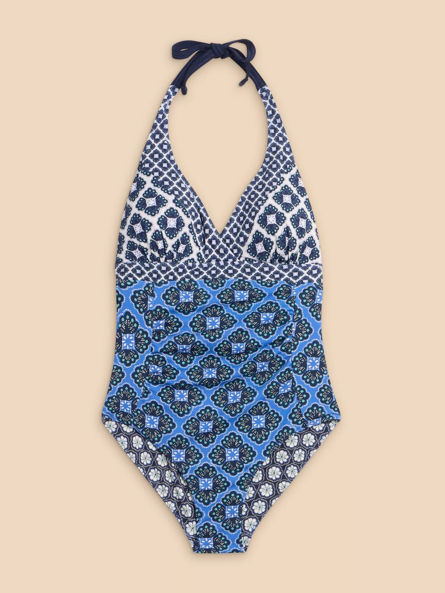 Sunshine Reversible Swimsuit in Navy by WhiteStuff