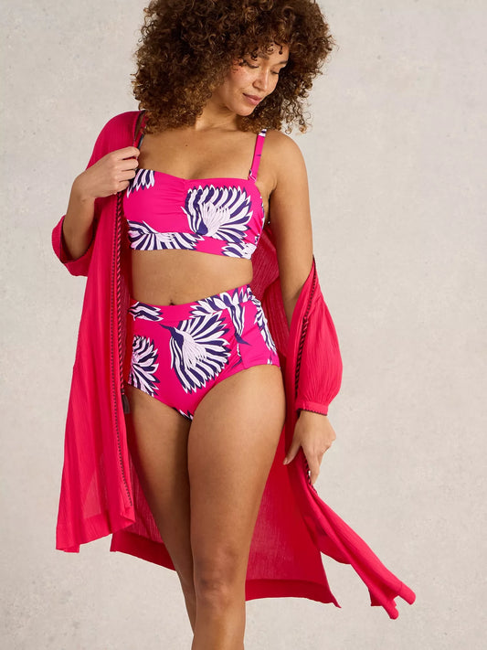 Suki Strap-less Bikini in Pink by WhiteStuff