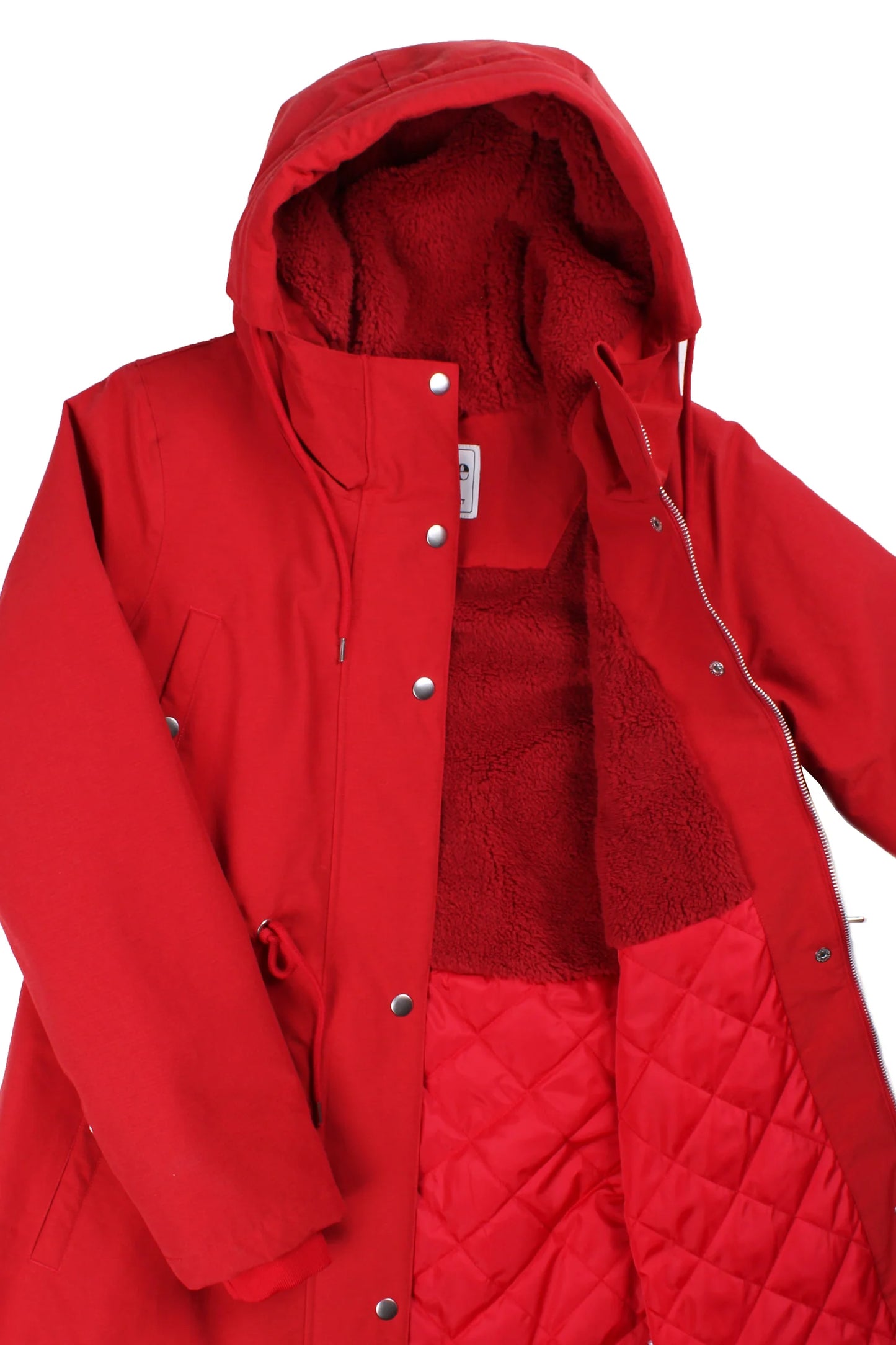 Danenora winter Parka in Red by Danefae