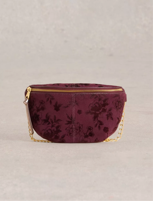 Sebby mini party bag in Plum by WhiteStuff