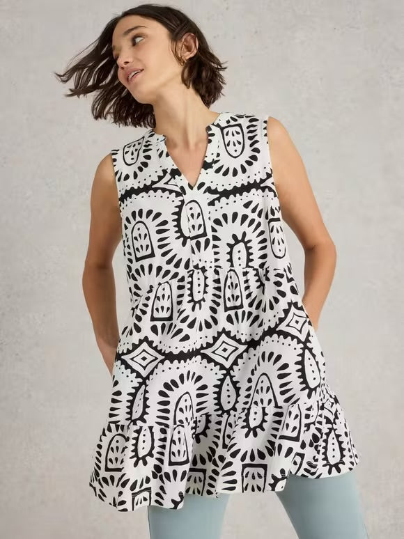 Marcie Sleeveless Tunic by White Stuff