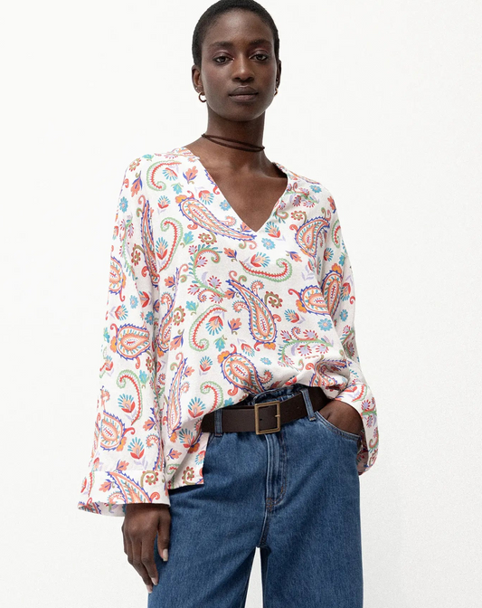 Cornucopia Print Blouse by LANIDOR