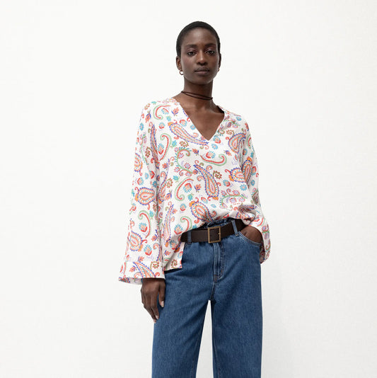 Cornucopia Print Blouse by LANIDOR