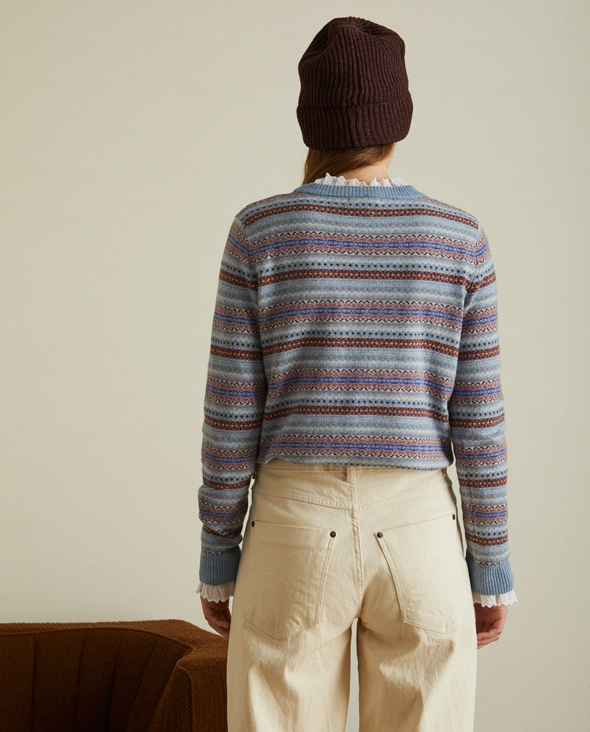 Wool-blend striped sweater by YERSE