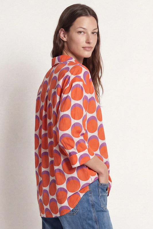 Autazes Polka Dot Blouse