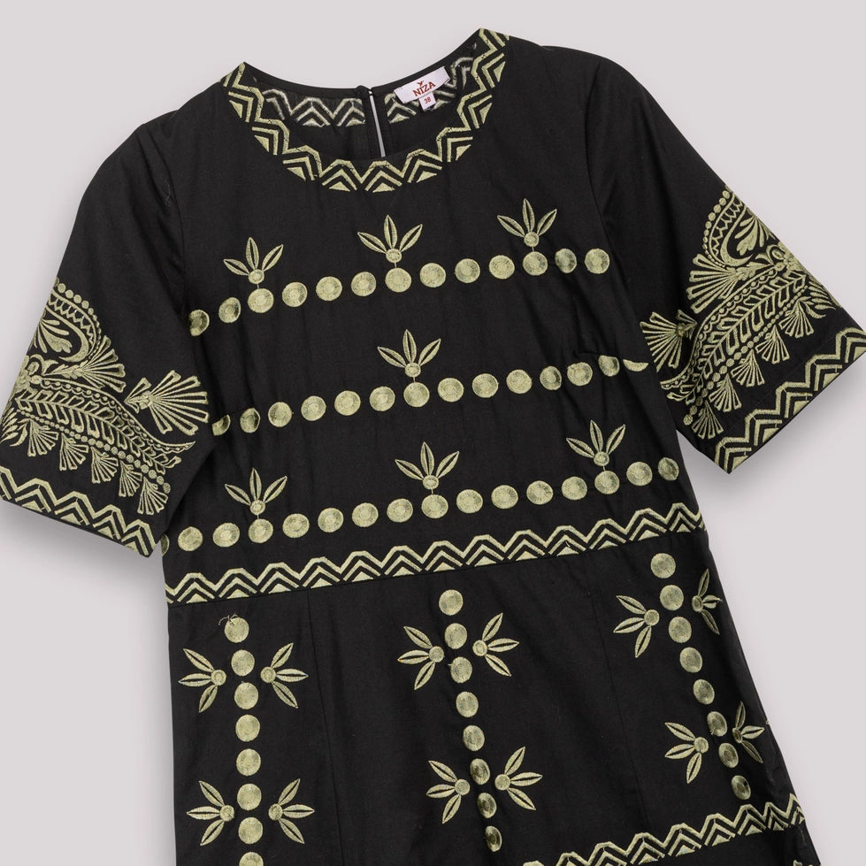 Berta Embroidered Dress by NIZA