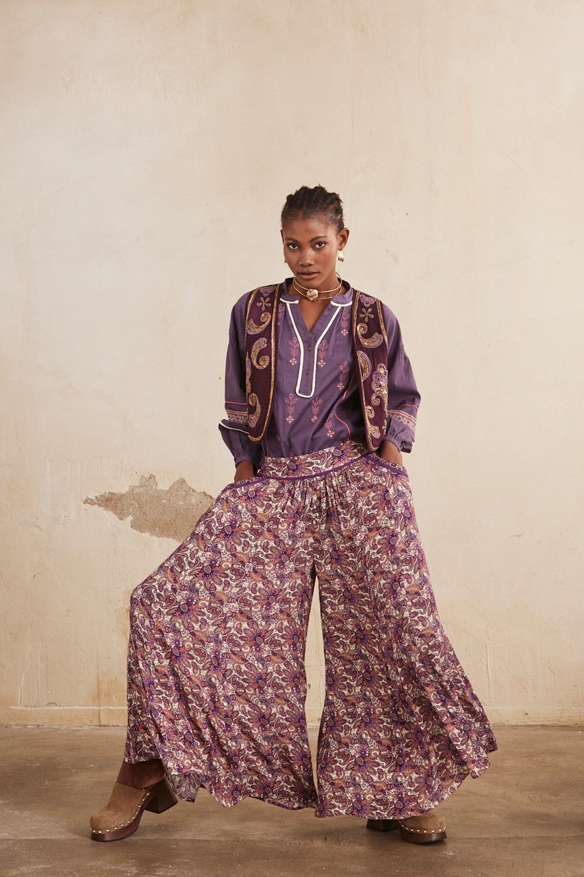 Floral Print Palazzo Trouser by NKN