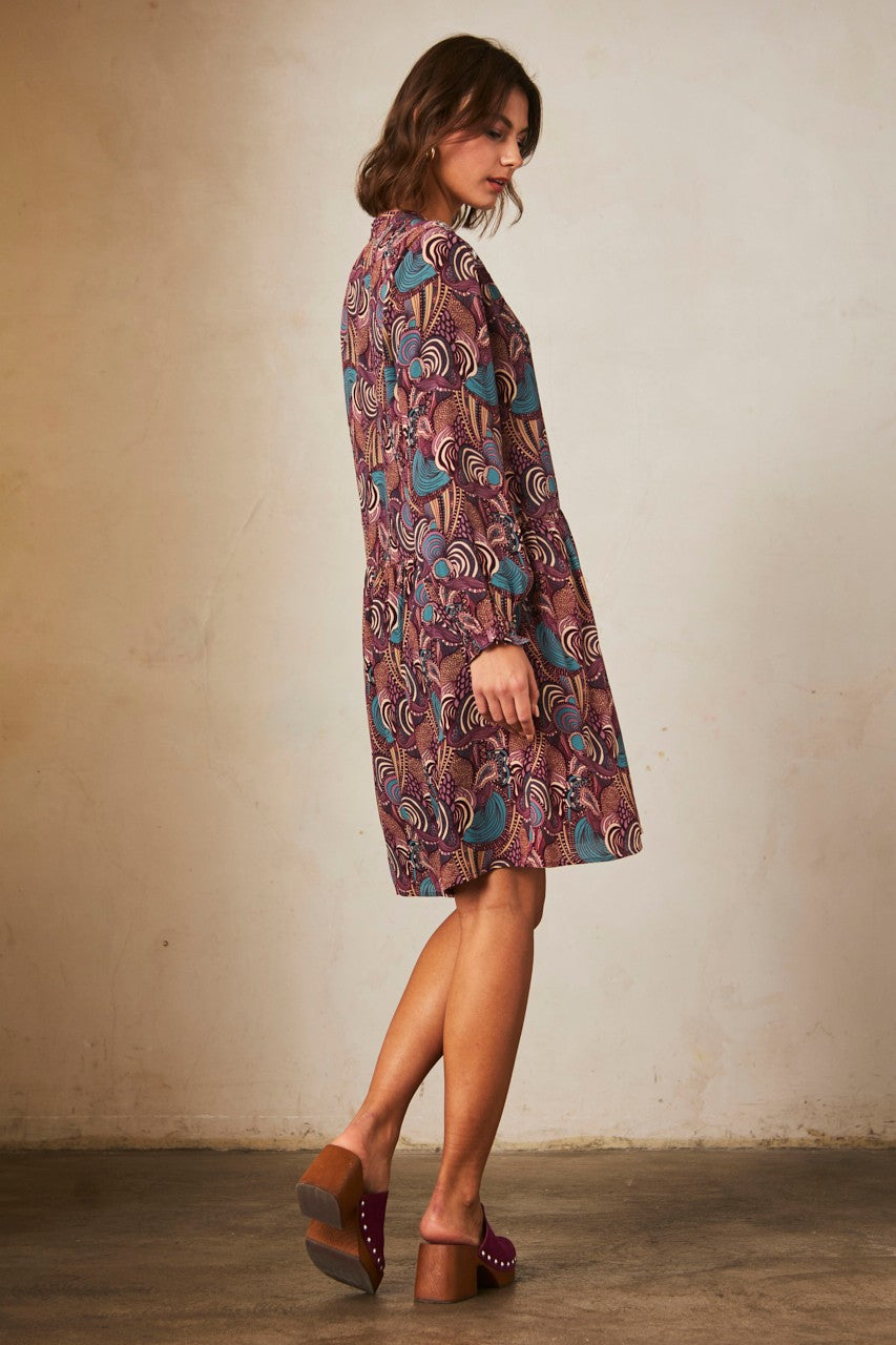 Sort Retro Print dress by NKN