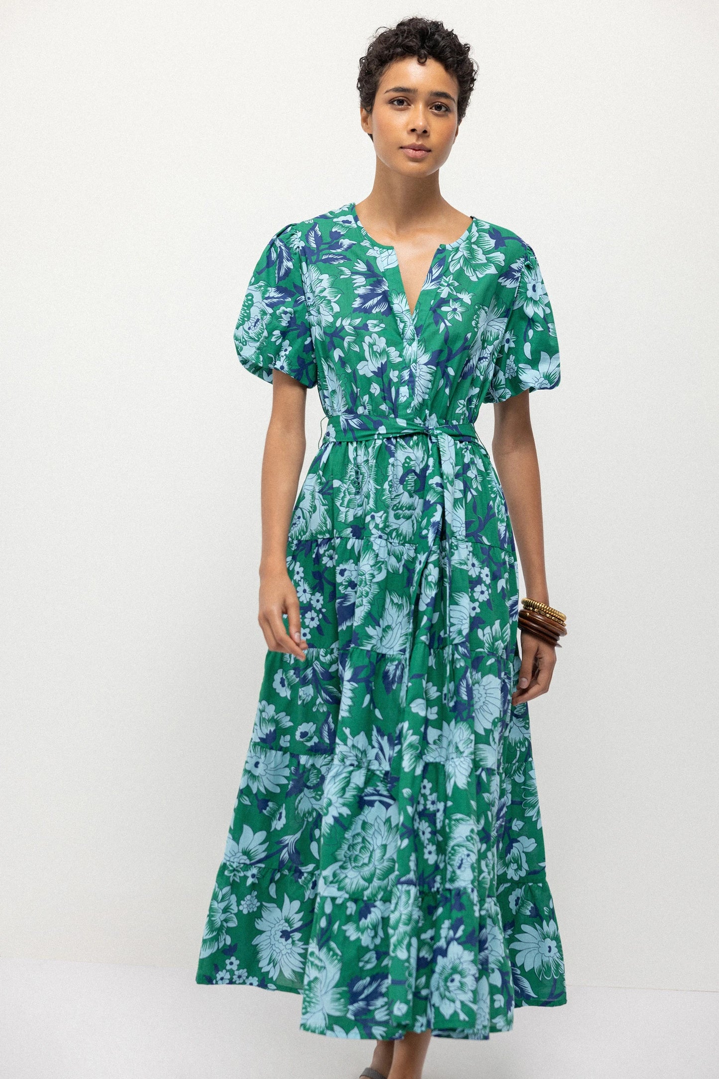 Canapi Printed Midi Dress