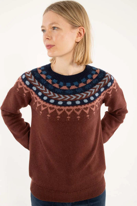 Dananne Cinnamon Wool Sweater by Danefae
