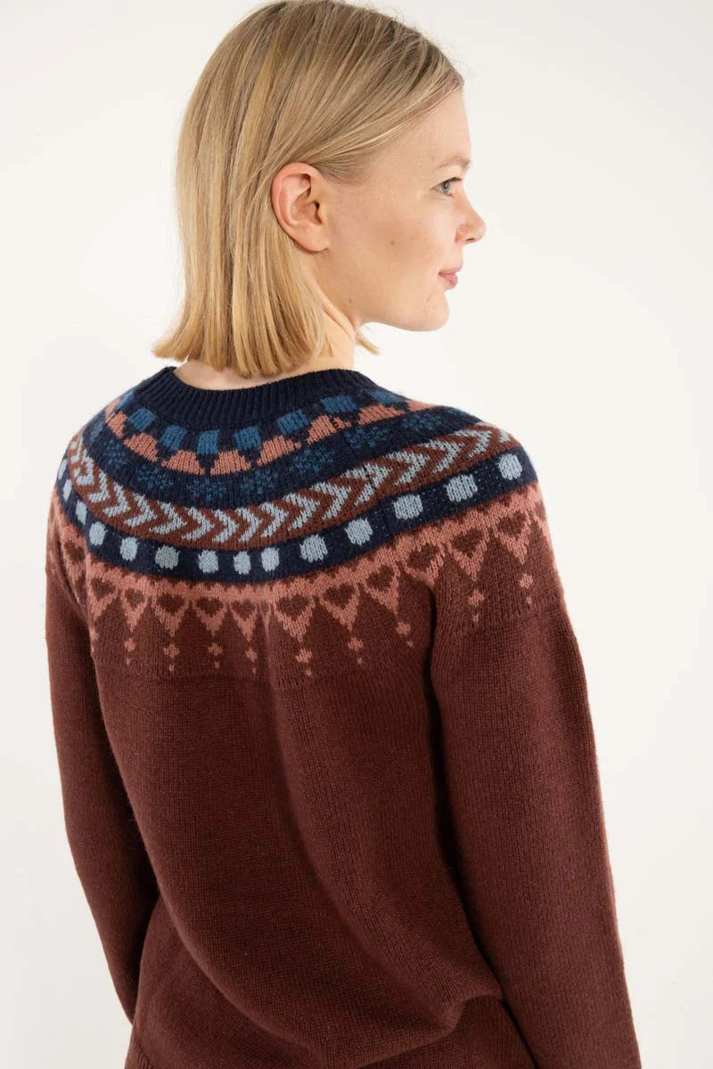 Dananne Cinnamon Wool Sweater by Danefae