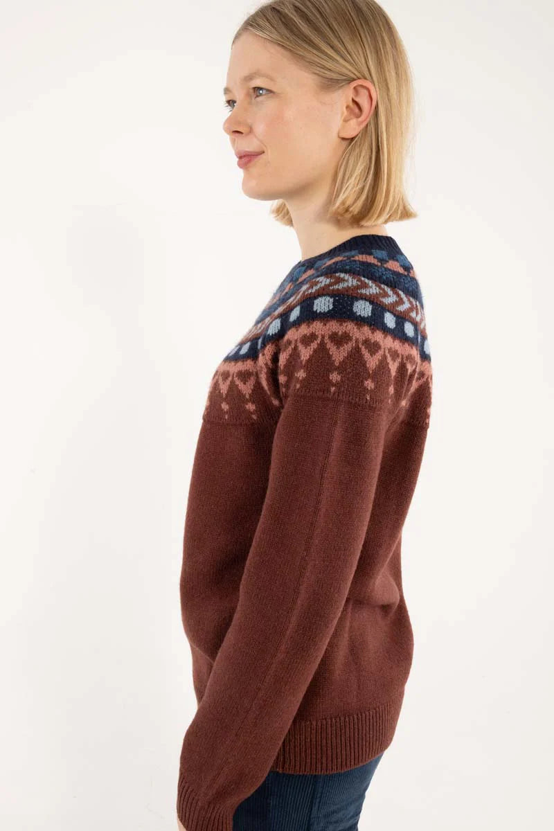 Dananne Cinnamon Wool Sweater by Danefae