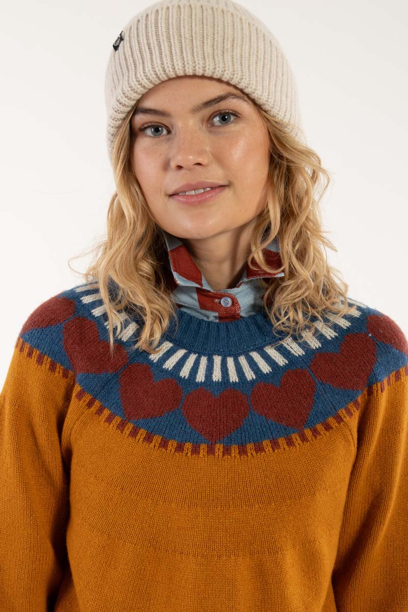 Daneglamping Golden Honey Wool Sweater by Danefae