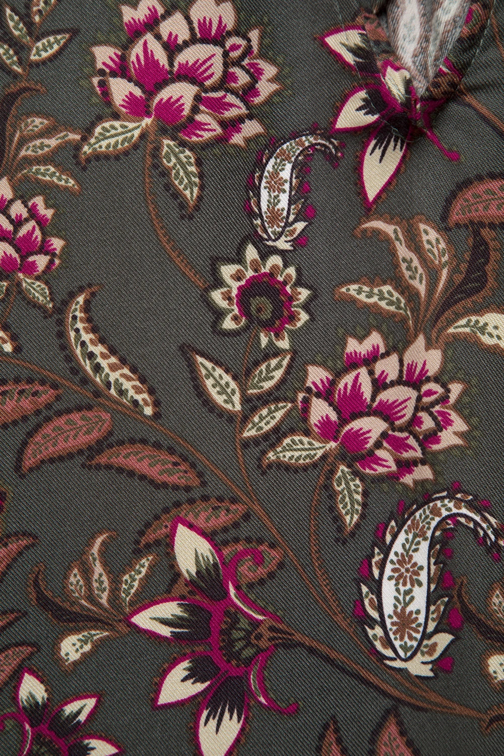 Floral Print Blouse in Anthracite by LANIDOR