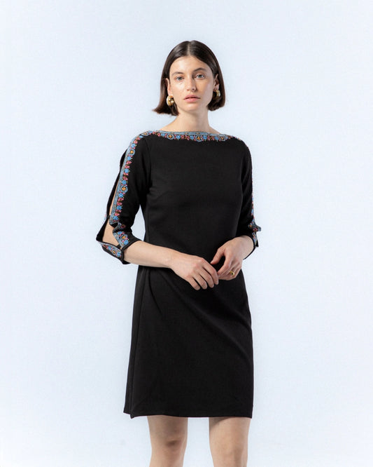 Jimena Flared Short Dress by NIZA