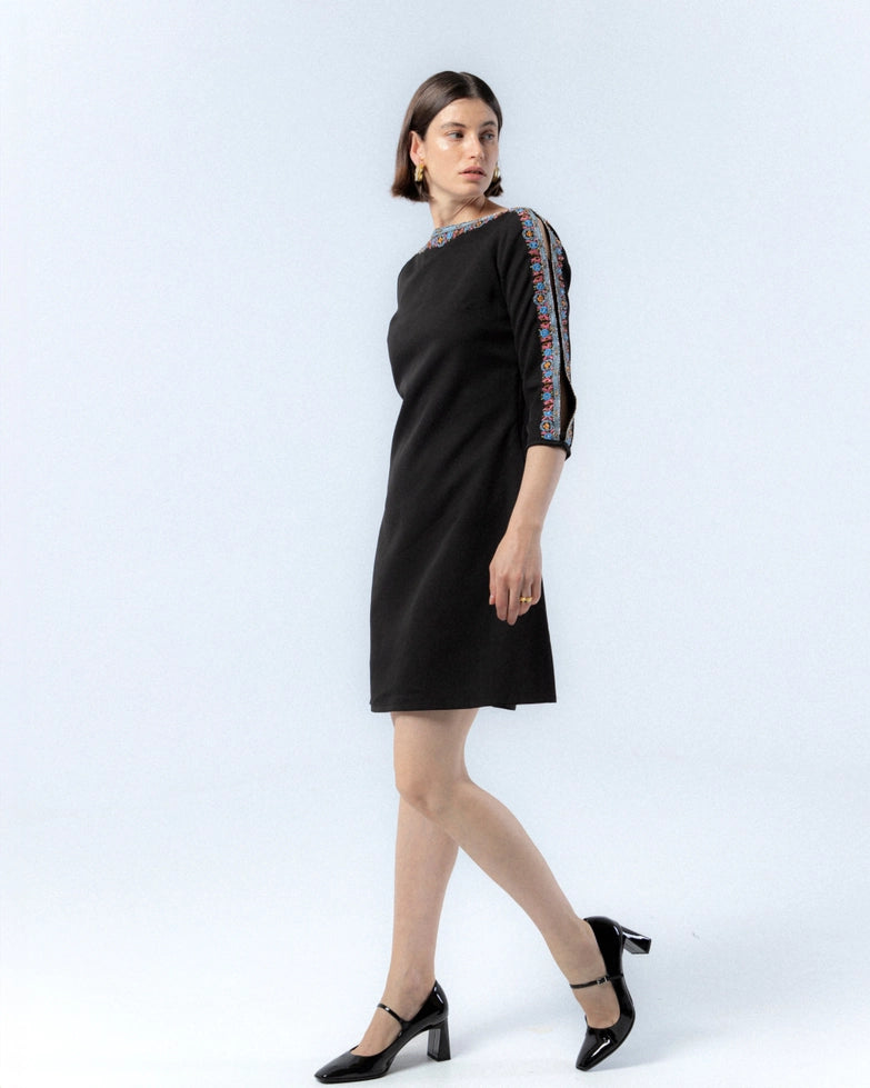 Jimena Flared Short Dress by NIZA