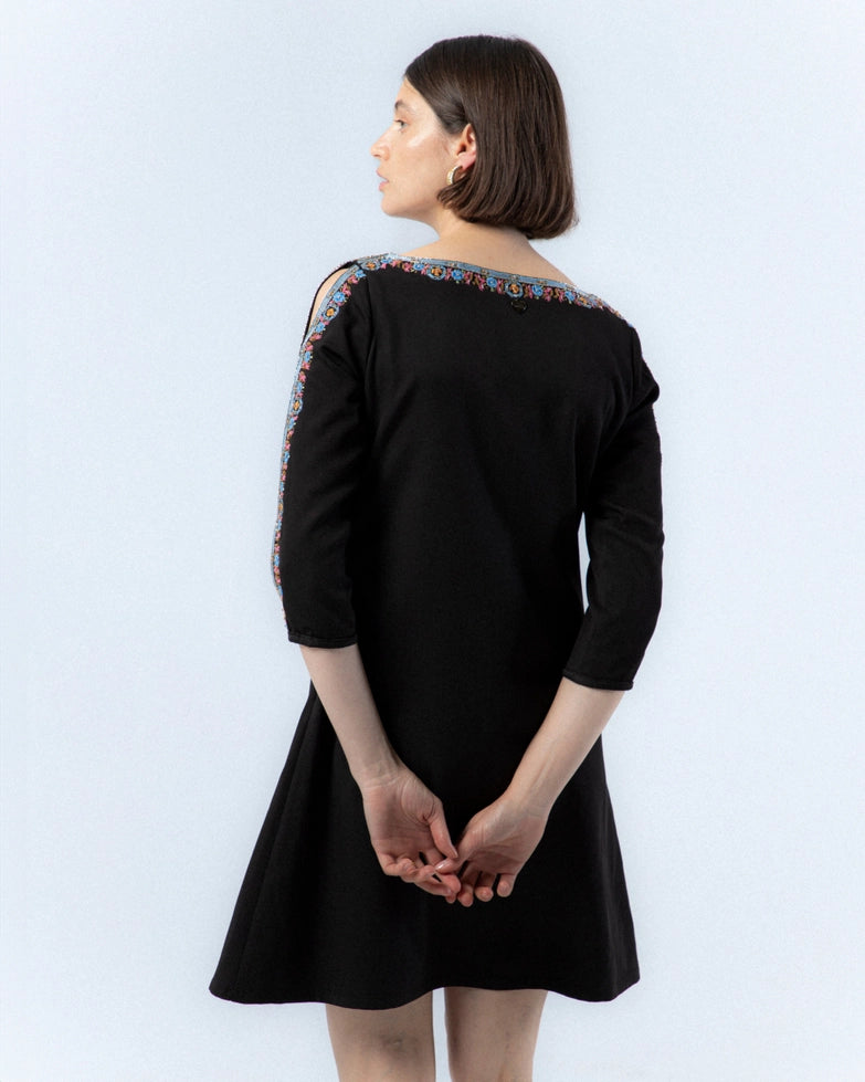 Jimena Flared Short Dress by NIZA