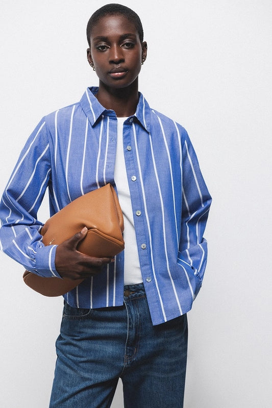 Striped Shirt in Blue by LANIDOR
