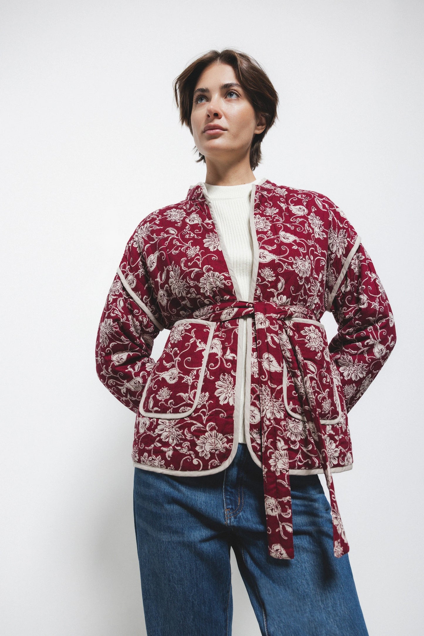 Floral Printed Jacket by LANIDOR