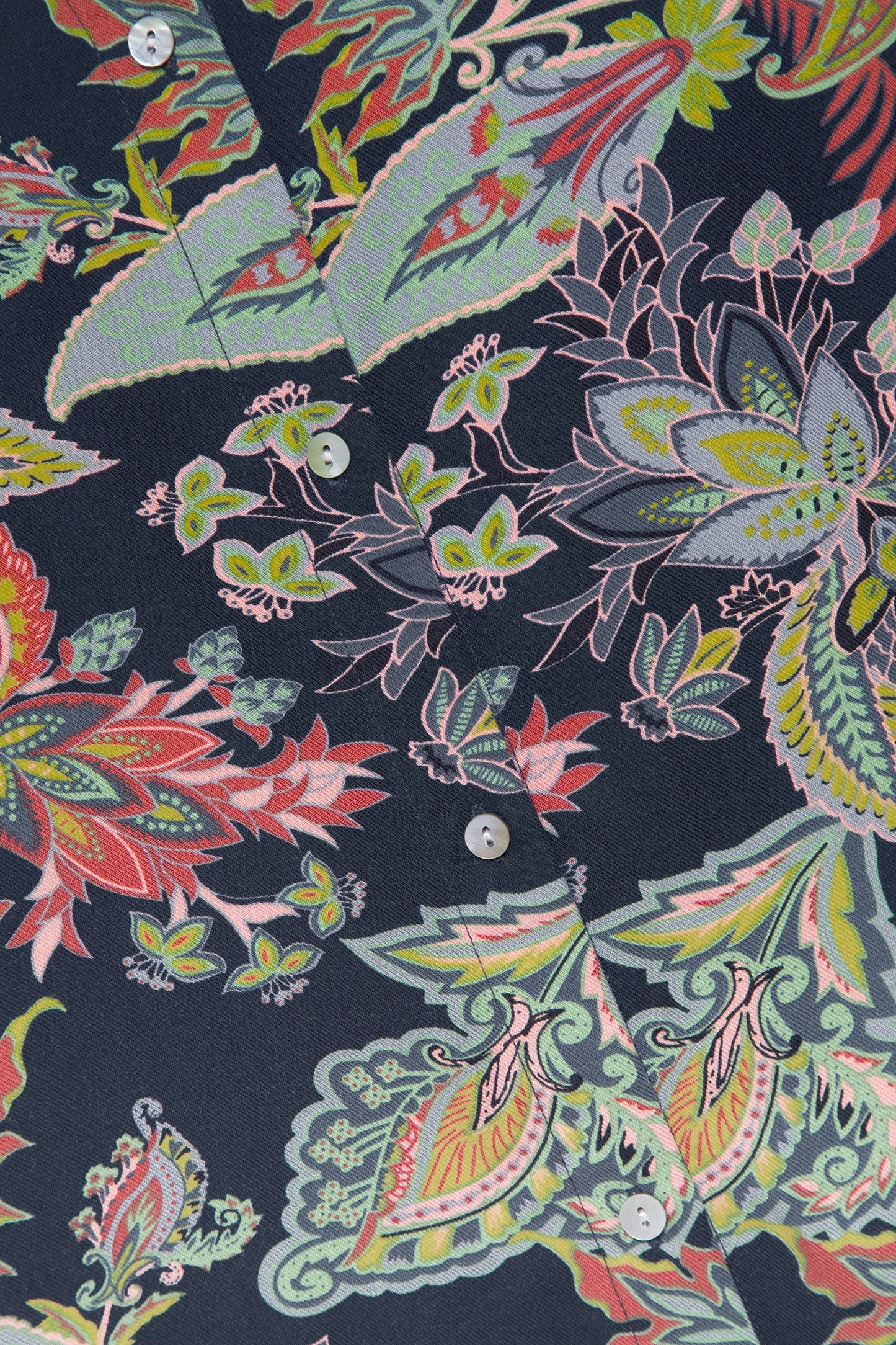 Floral Shirt in Navy Multi Print by LANIDOR