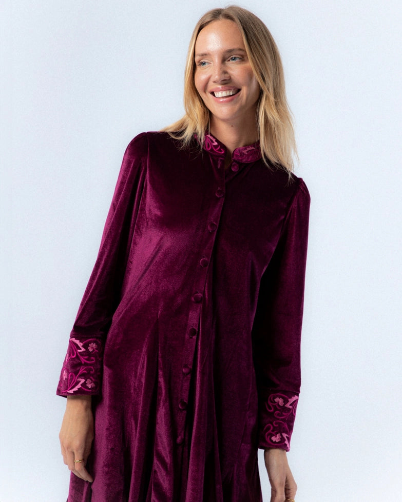 Marta Velvet Short Dress by NIZA