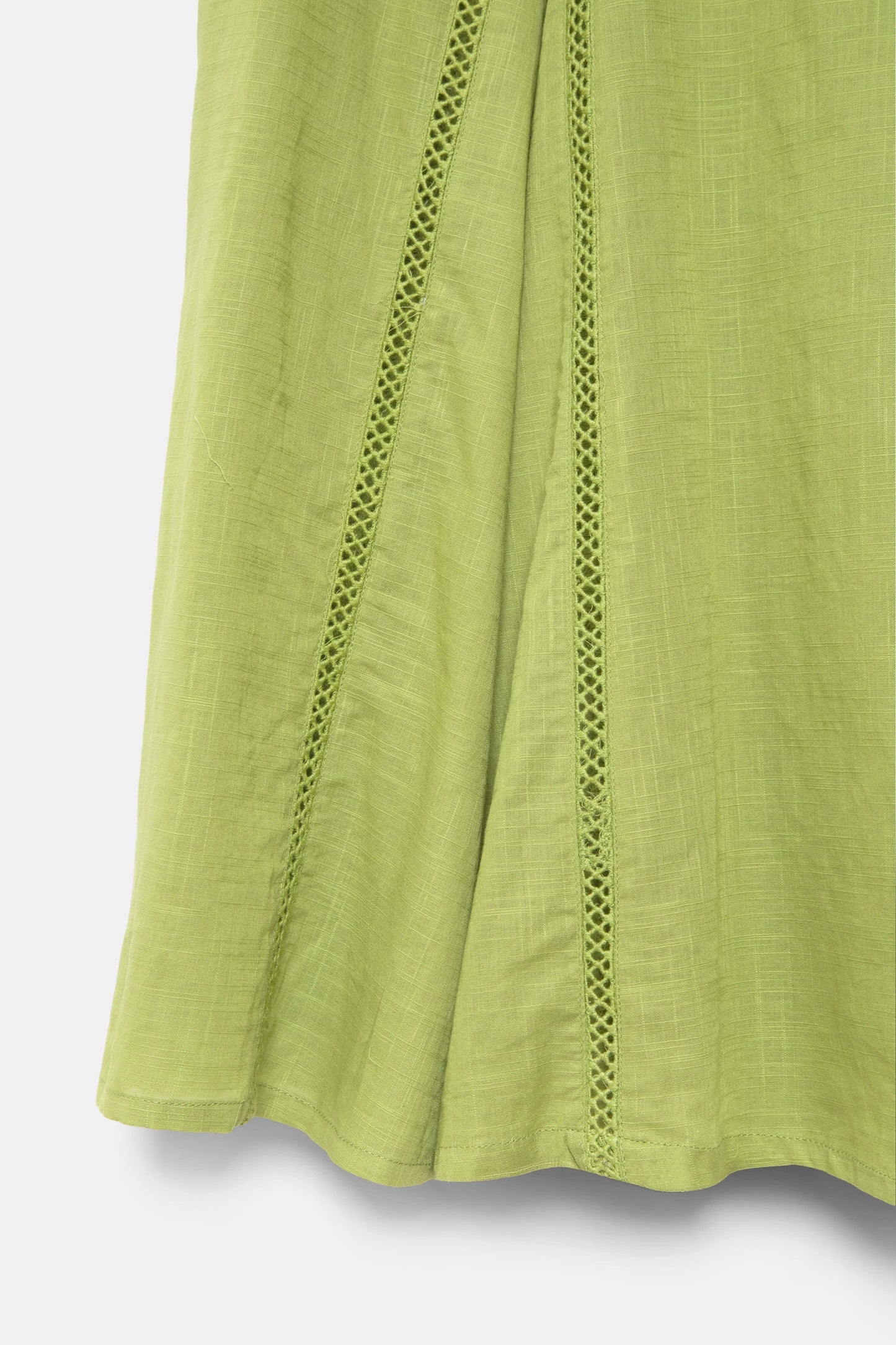 Penha Skirt in Pea Green