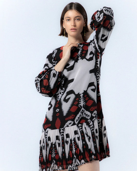 Silvia Pleated Dress by NIZA