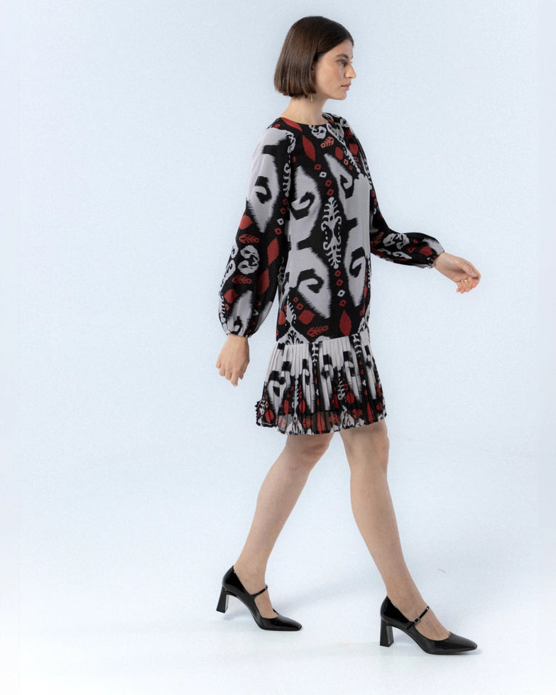 Silvia Pleated Dress by NIZA
