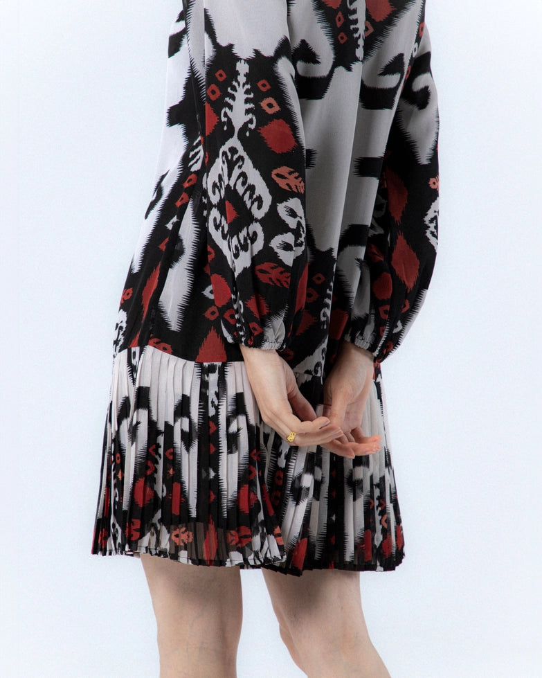 Silvia Pleated Dress by NIZA