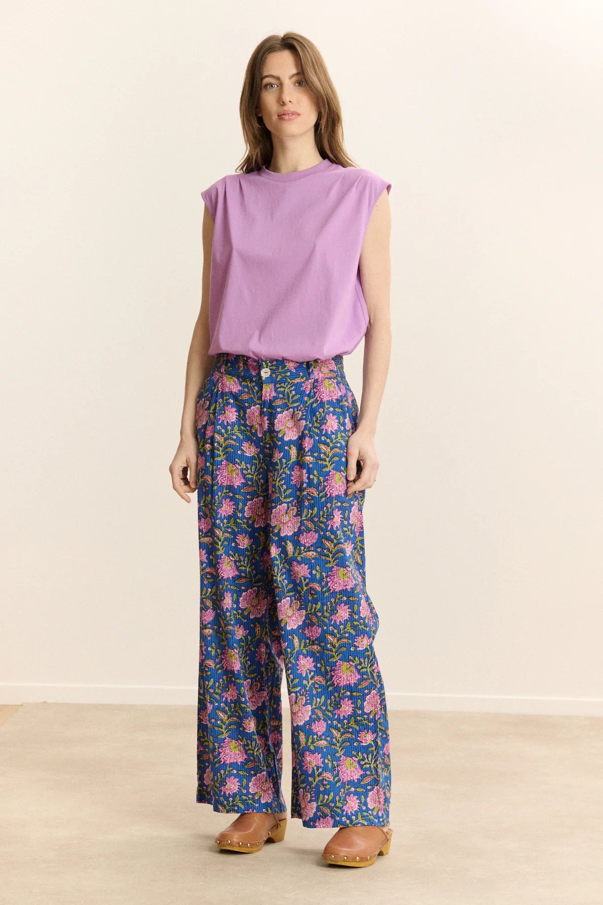 TOFU Trousers in floral print