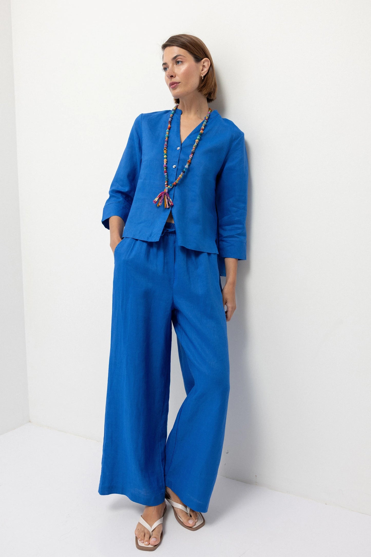 Mitchell Trousers in Strong blue