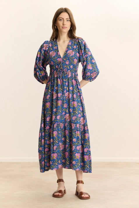 Vanina Printed Midi Dress