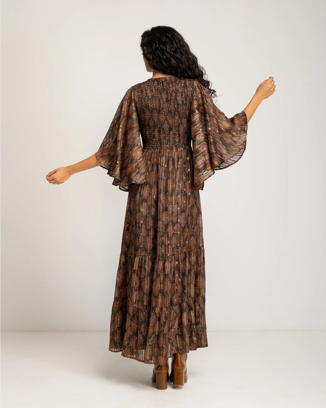 Eteria Long Shiny Dress by NIZA