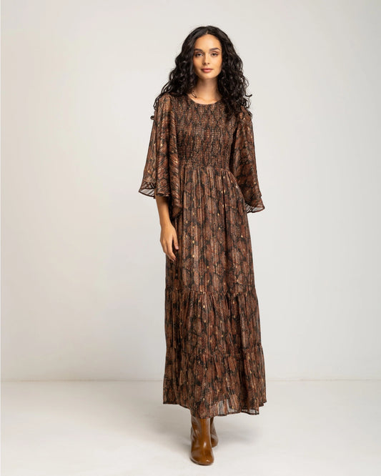 Eteria Long Shiny Dress by NIZA