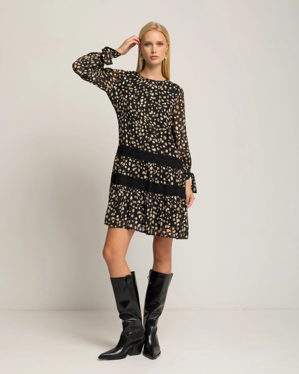 Calista Short Polka Dot Dress by NIZA